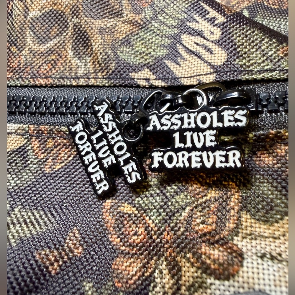 Assholes Live Forever Emotional Baggage Duffel - Picture 4 of 6
